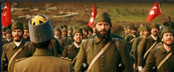 تحضيرات هائلة لمسلسل تركي جديد استغرق الإعداد له عامين يحكي أكبر معارك الحرب العالمية (فيديو)