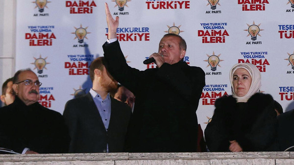 أردوغان يعلن فوزه ويهدد خصومه: \